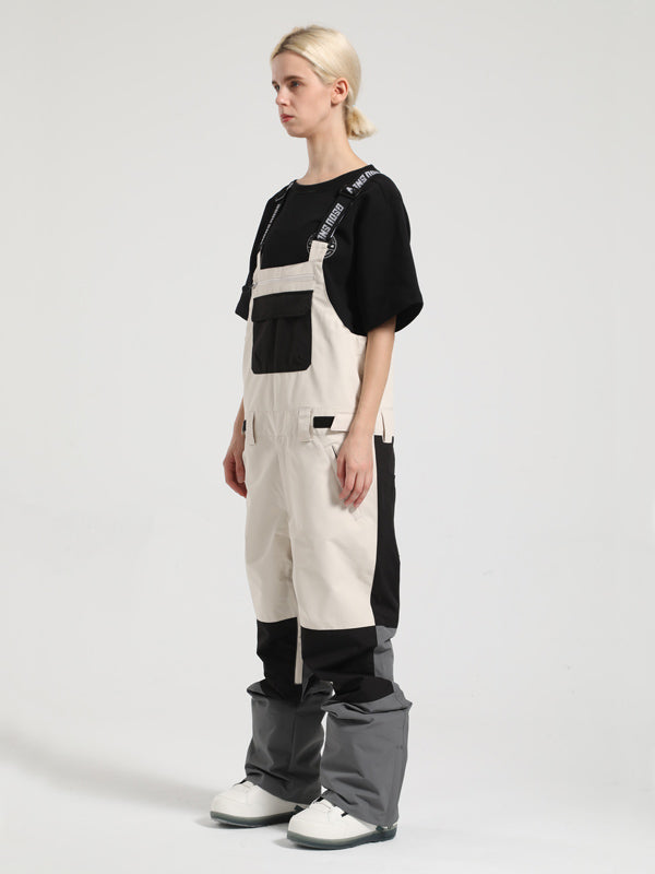 Damen Skihose mit Trägern Gsou Snow Mountain Discover Colorblock