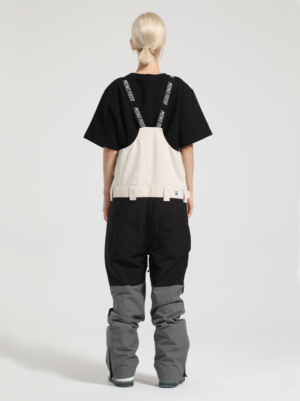 Gsou Snow Mountain Discover Colorblock Ski-Latzhose für Damen