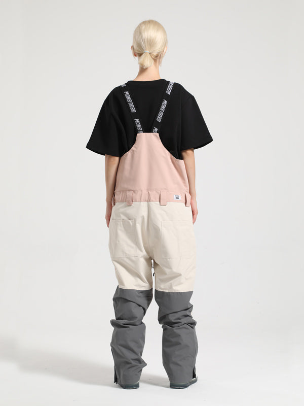 Gsou Snow Mountain Discover Colorblock Ski-Latzhose für Damen
