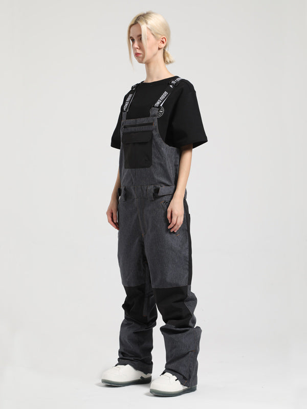 Damen Skihose mit Trägern Gsou Snow Mountain Discover Colorblock