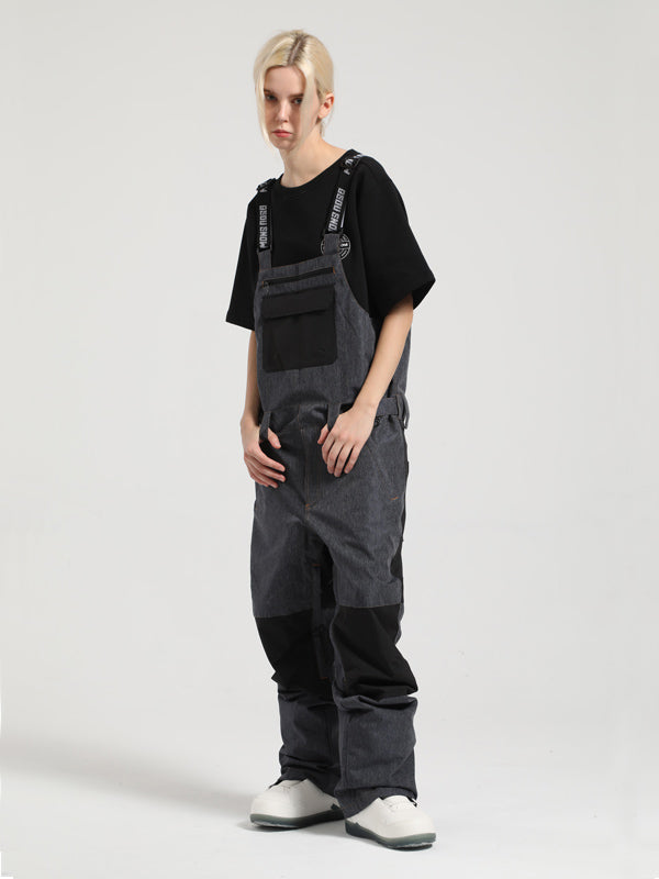 Gsou Snow Mountain Discover Colorblock Ski-Latzhose für Damen