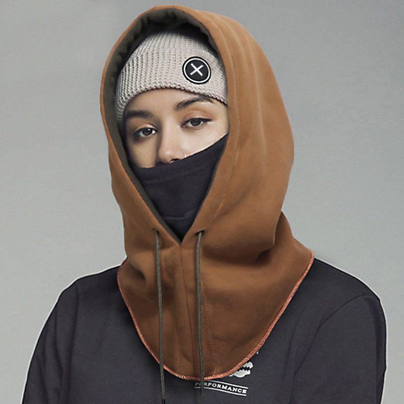 Unisex-Fleecekapuze, Ski-/Snowboard-Gesichtsmaske, Kopfwärmer