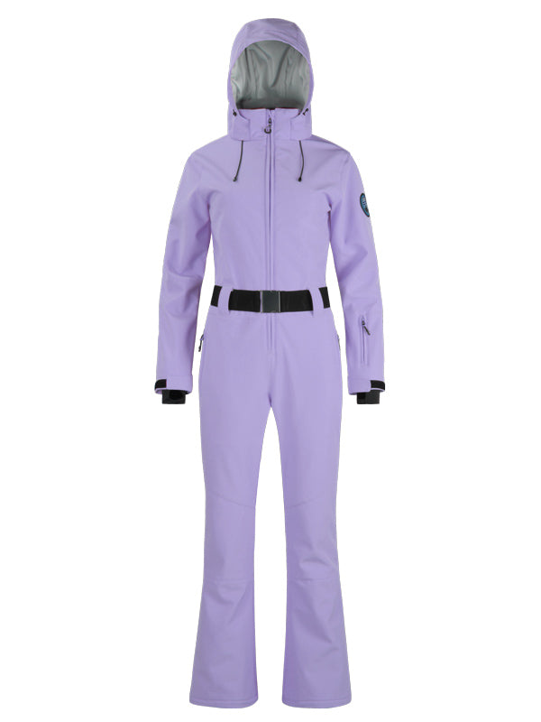 Gsou Snow Classic Flare Skianzug für Damen mit Gürtel