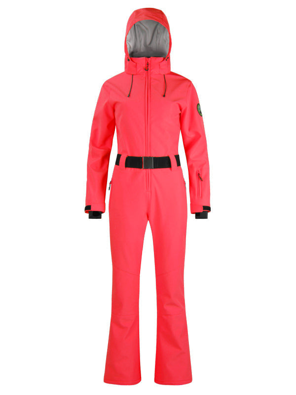 Gsou Snow Classic Flare Skianzug für Damen mit Gürtel