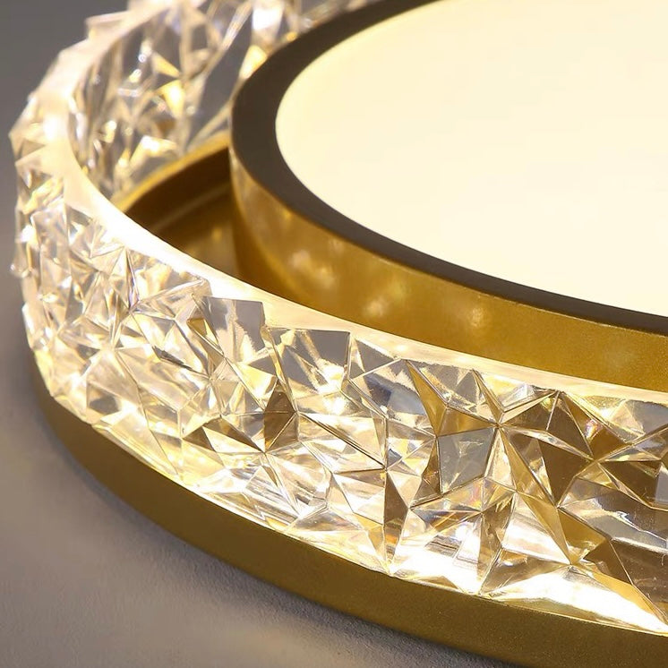 Luvano LED Deckenleuchte Kristall dimmbar