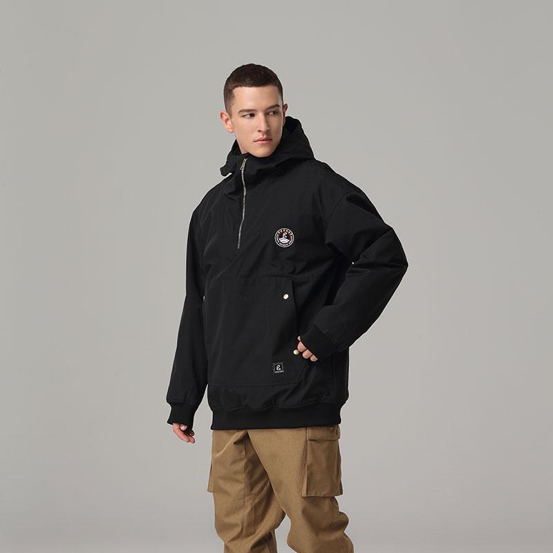 Searipe Snow Addict Mountain Explorer Anorak Fleece-Hoodies für Herren