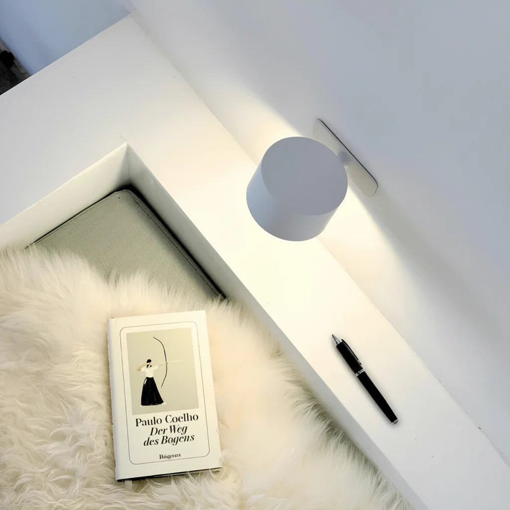 Luvano Wandleuchte kabellos drehbar LED