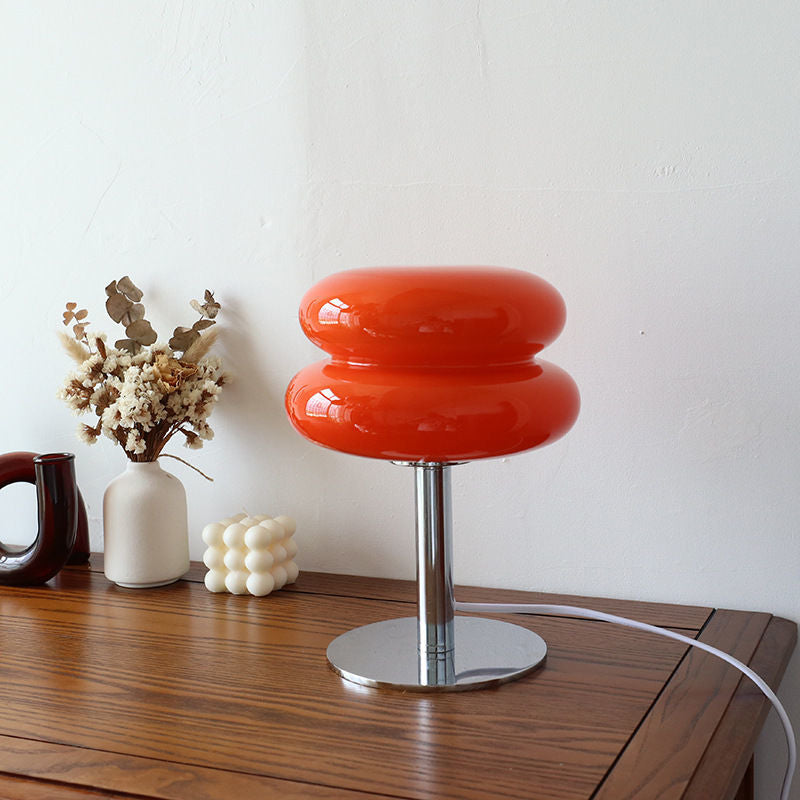 Luvano Tischleuchte Glas Retro Designerleuchte