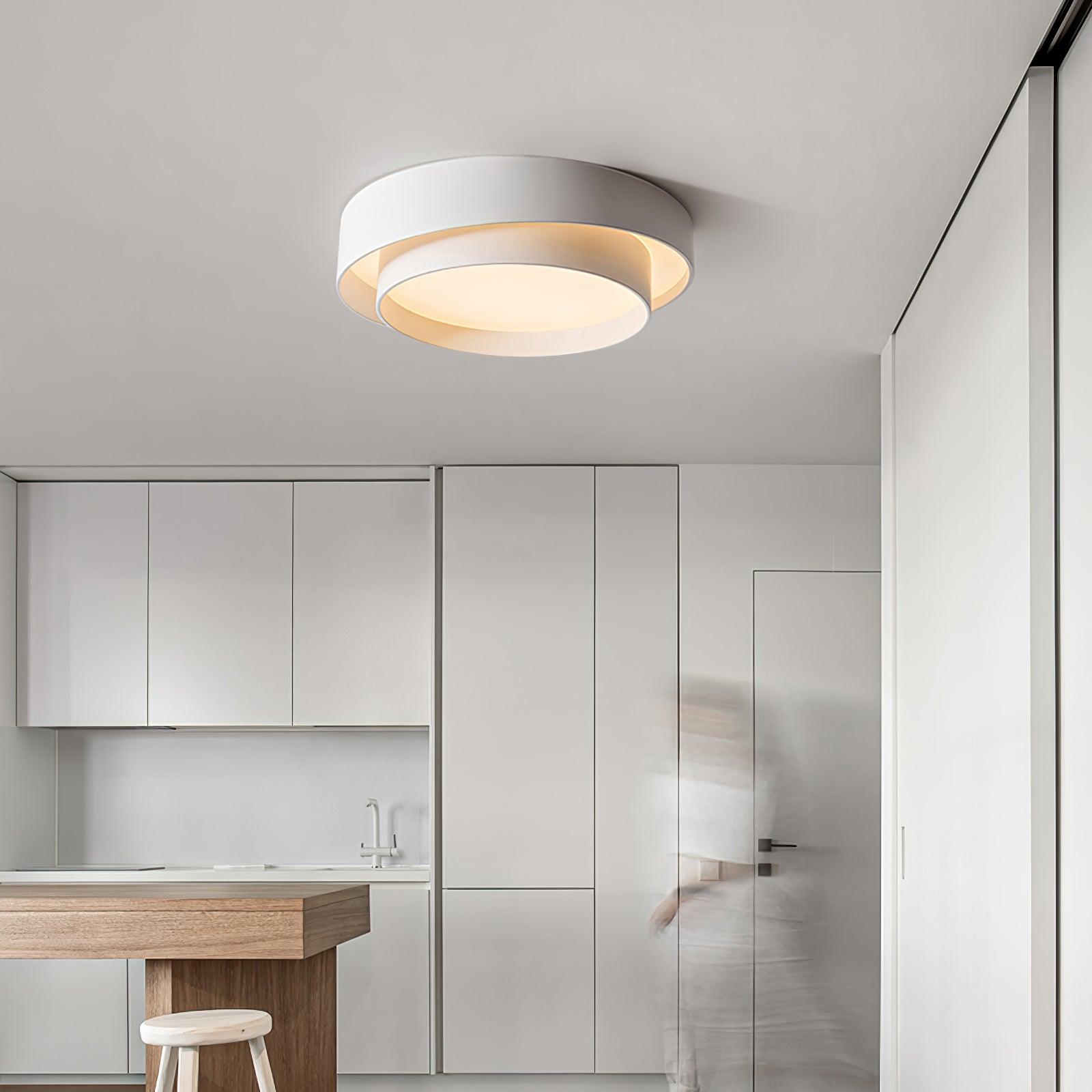 Luvano LED Deckenleuchte elegant flach modern