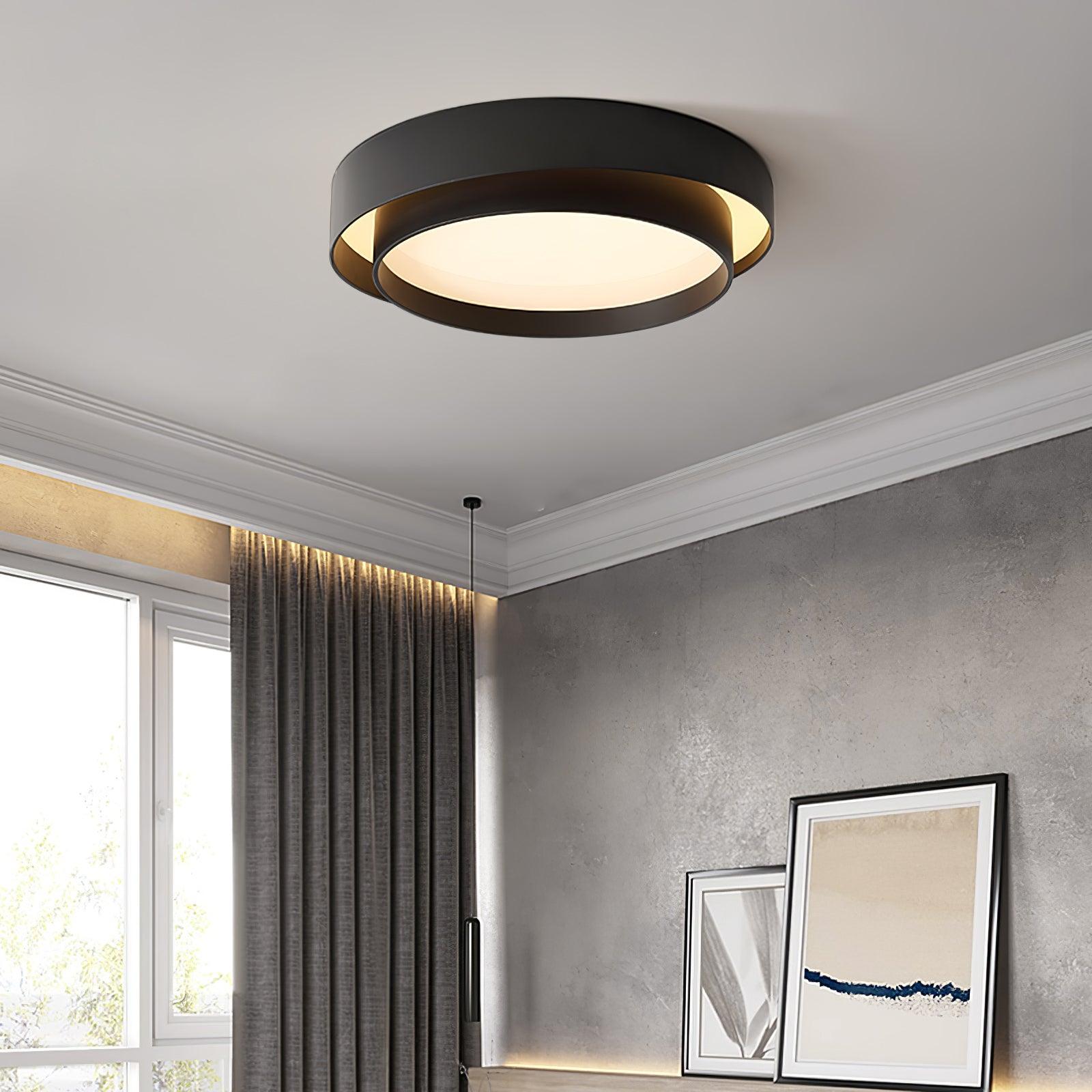 Luvano LED Deckenleuchte elegant flach modern