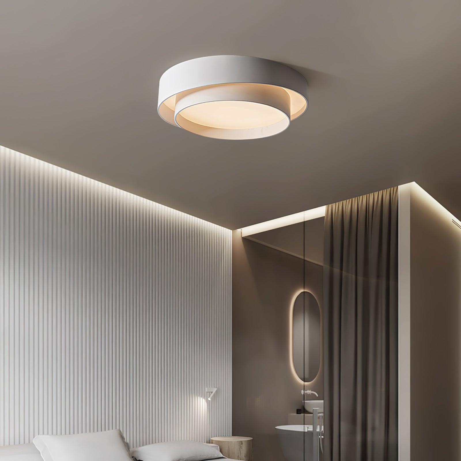 Luvano LED Deckenleuchte elegant flach modern
