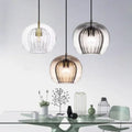 Luvano Pendelleuchte Glas elegant Stimmungslicht