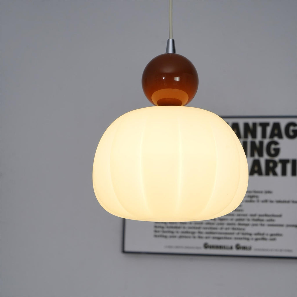 Luvano Yedra Pendelleuchte Acryl rund organisch