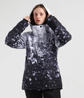 SMN Mountain Freeze Damen Winter-Snowboardjacke mit buntem Print, wasserdicht