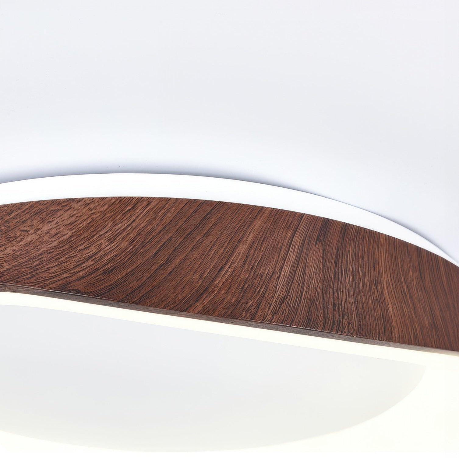 Luvano Deckenleuchte Holzoptik Nordic LED
