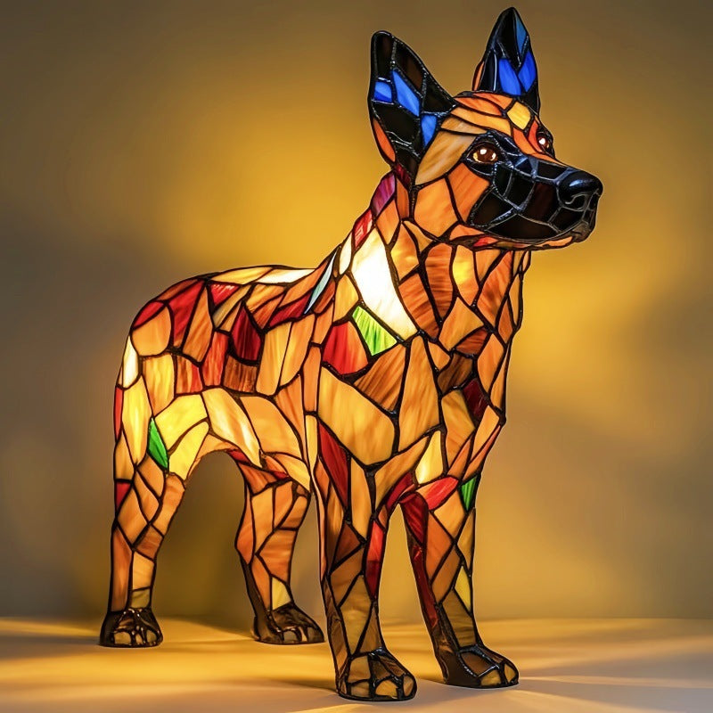 Luvano Tischleuchte Hund Figur Akzentlicht