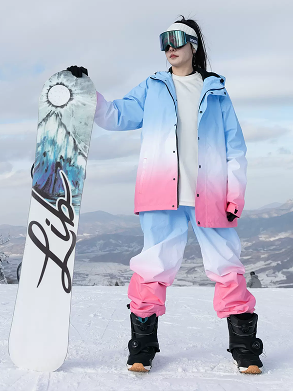Searipe Sky Gradient Damen-Skijacke und -hose Set