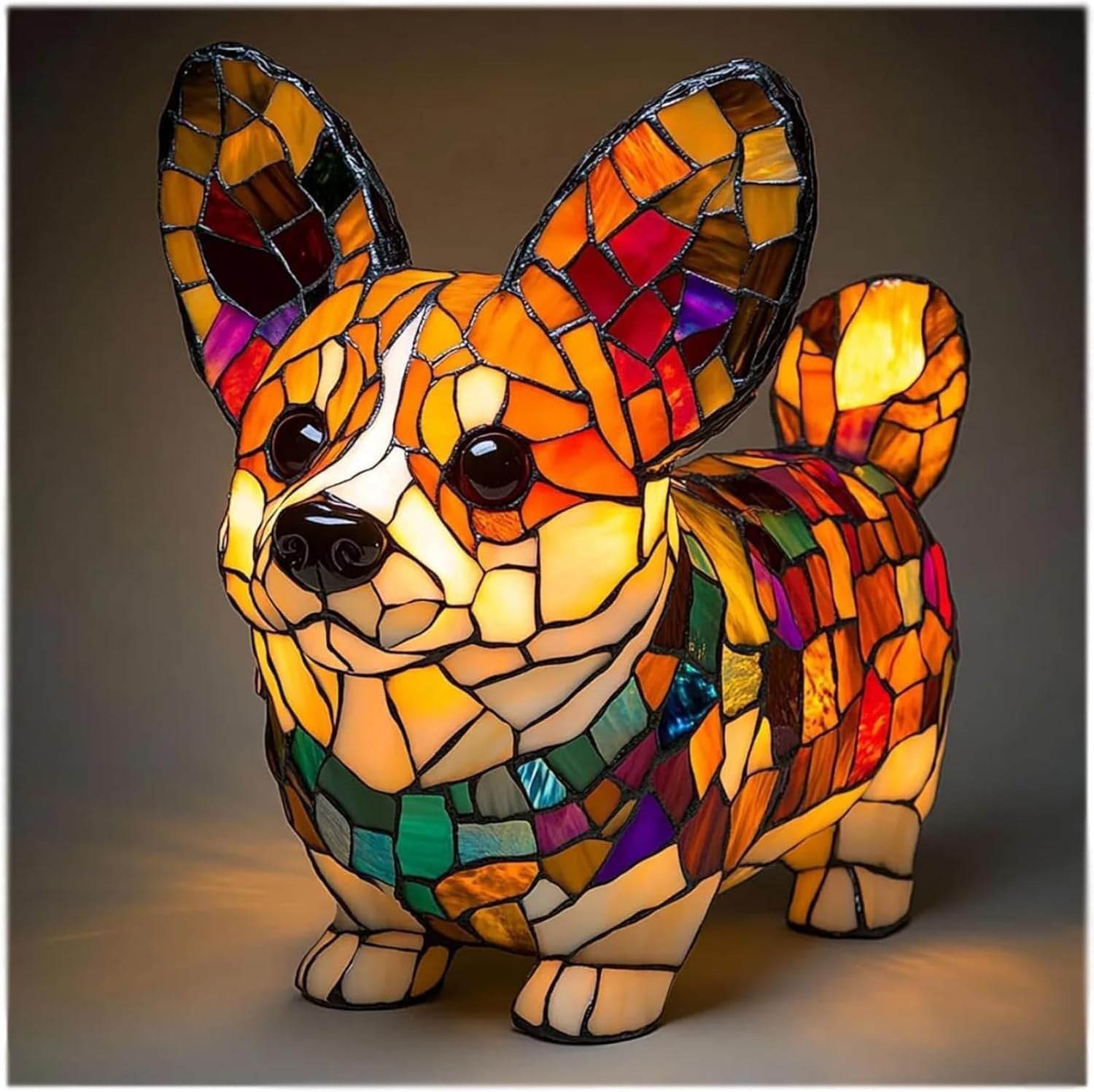Luvano Tischleuchte Hund Figur Akzentlicht