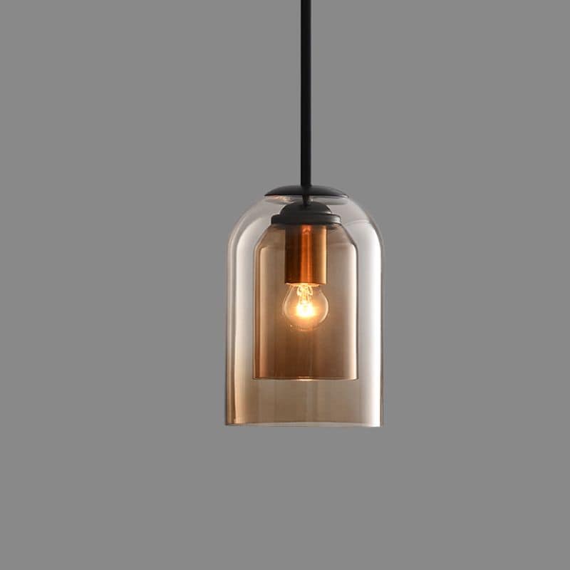 Luvano Pendelleuchte Glas Nordic Hängelampe