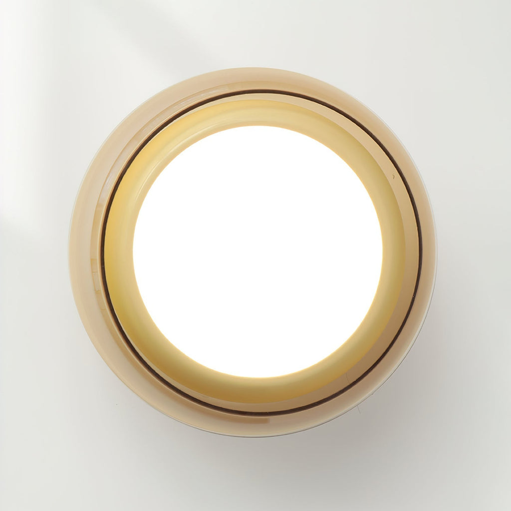 Luvano June Deckenleuchte Retro Glas LED