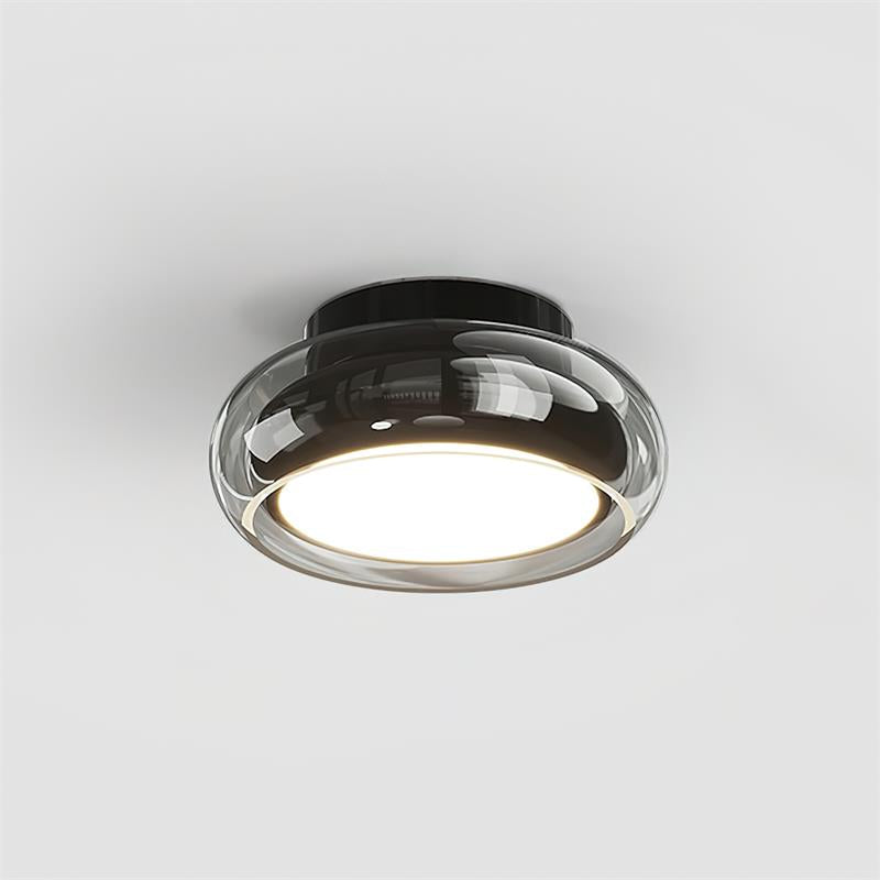 Luvano June Deckenleuchte Retro Glas LED