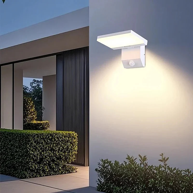 Luvano LumiFold Wandleuchte außen IP65 Sensor