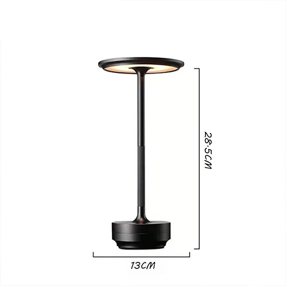 Luvano Tischleuchte Touch Akku dimmbar LED
