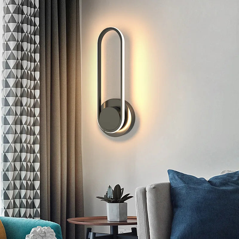 Luvano LED Wandleuchte drehbar 330 Grad Alu