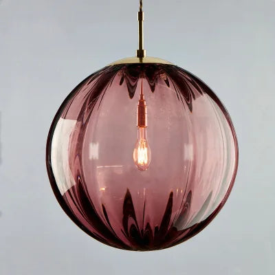 Luvano Pendelleuchte Glaskugel Nordic elegant