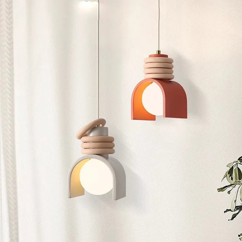 Luvano Pendelleuchte Wabi Sabi Resin japanisch