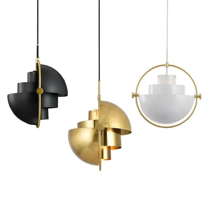 Luvano Pendelleuchte Metall skulptural Nordic