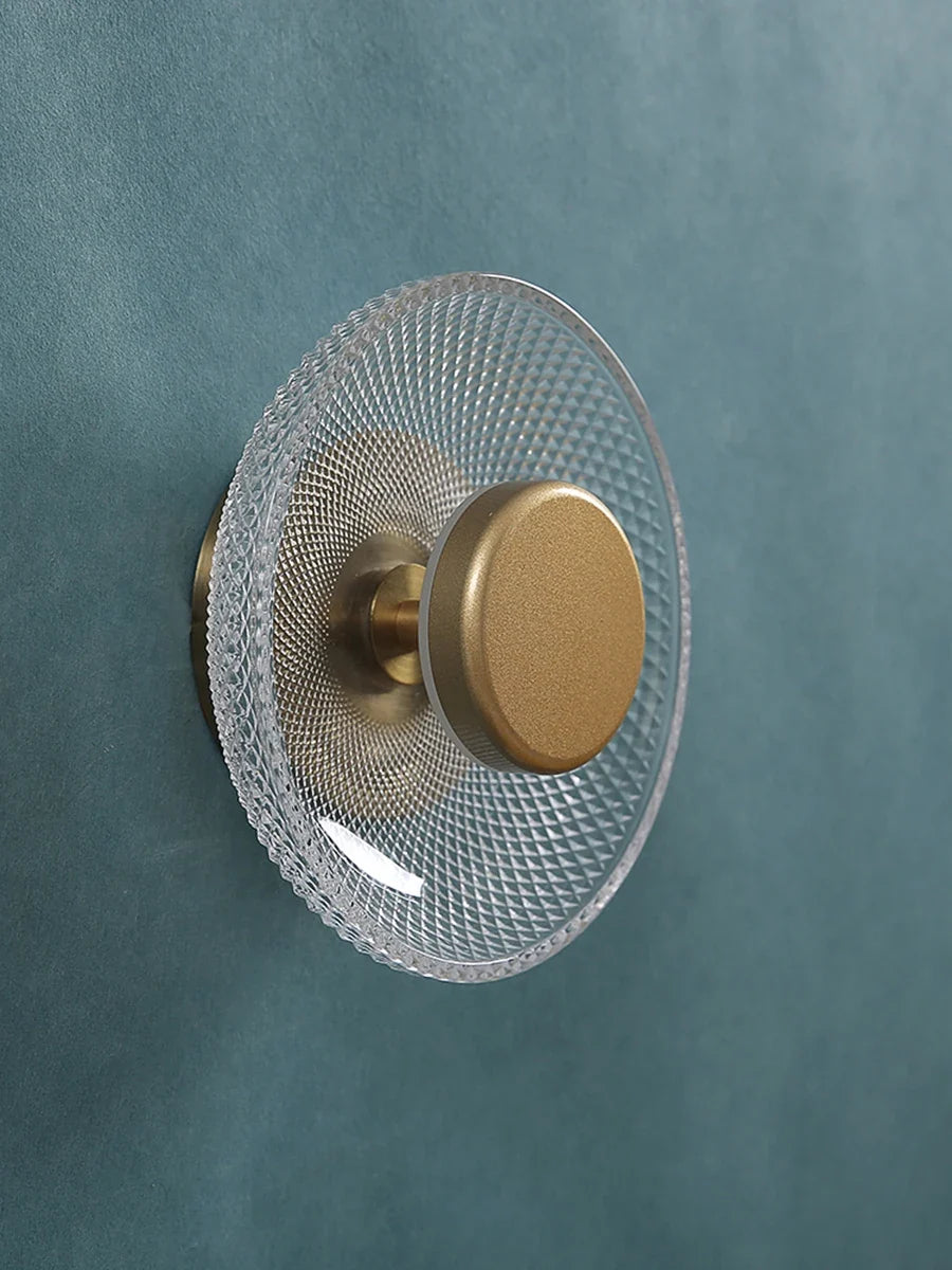 Luvano LED Wandleuchte Buntglas Scheibe Deko