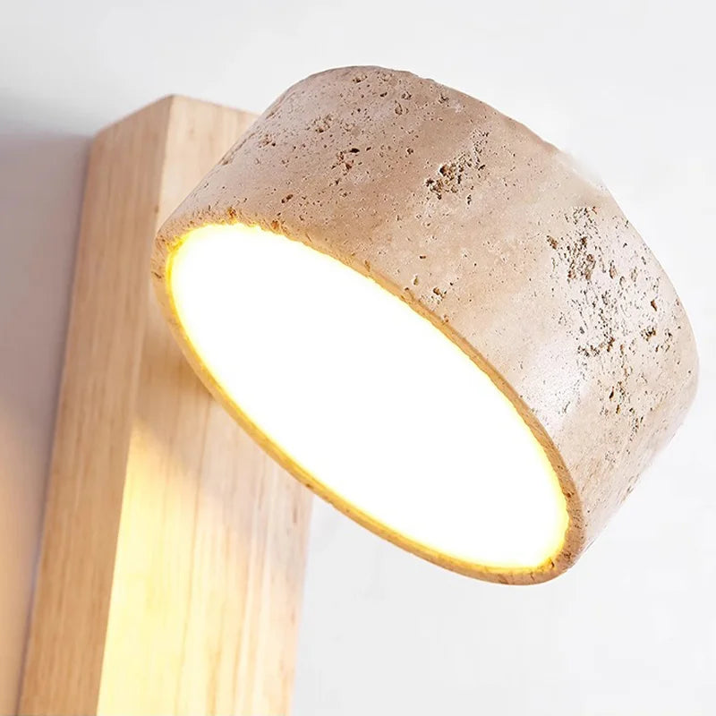 Luvano Éclat Wandleuchte Wabi Sabi Zugschalter