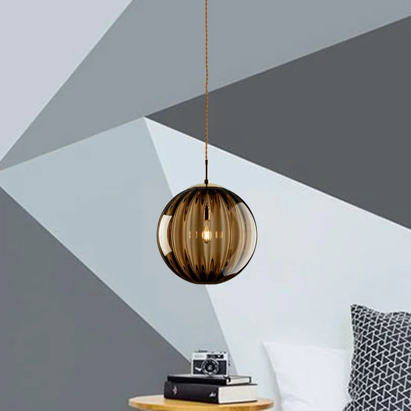 Luvano Pendelleuchte Glaskugel Nordic elegant