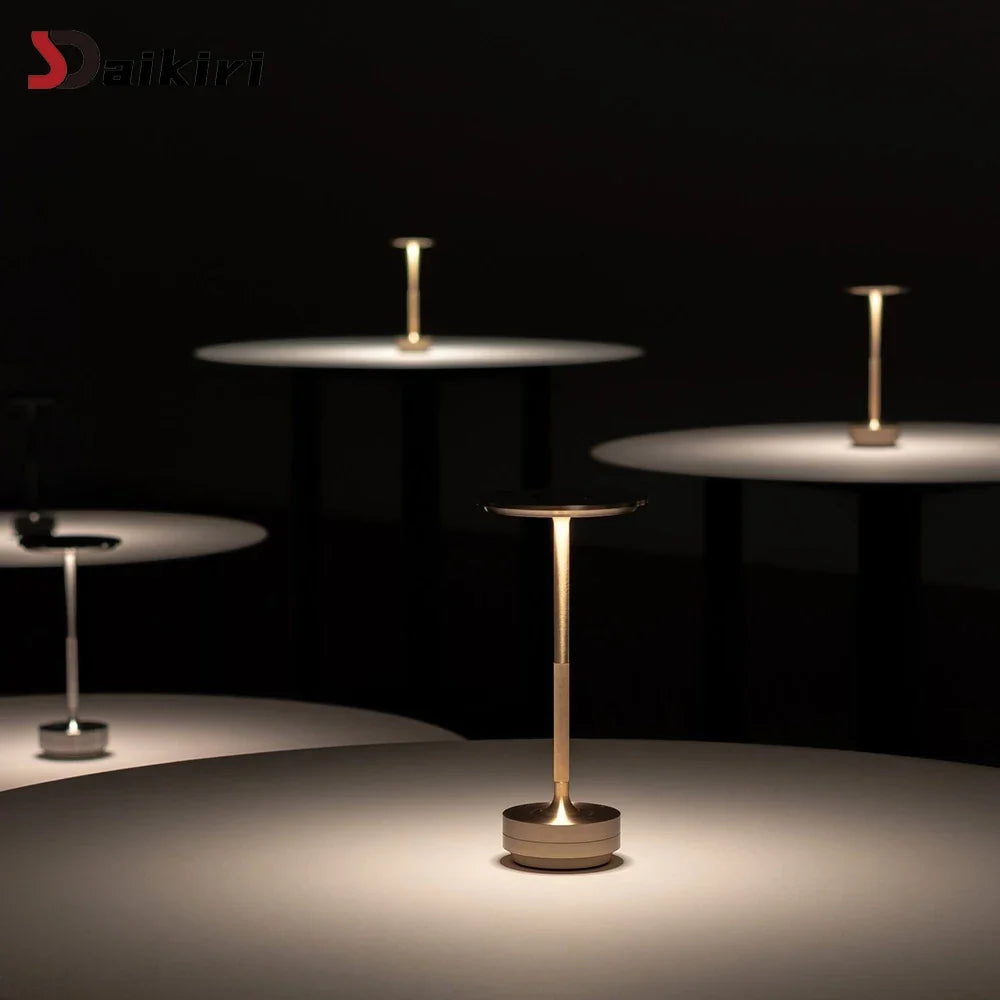 Luvano Tischleuchte Touch Akku dimmbar LED