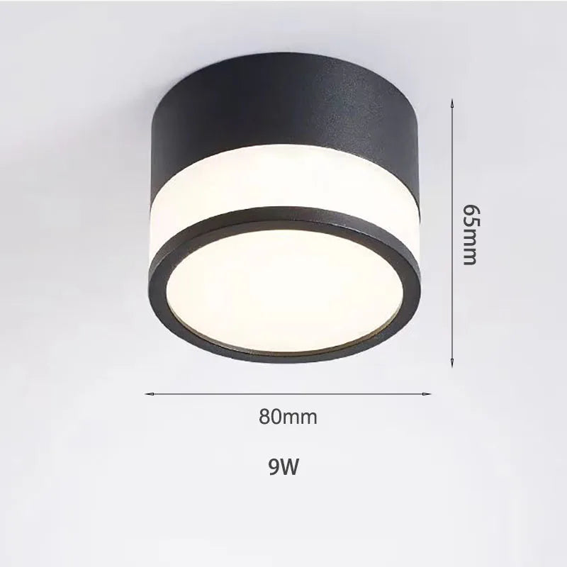 Luvano LED Downlight Aufbau 9W 15W Nordic