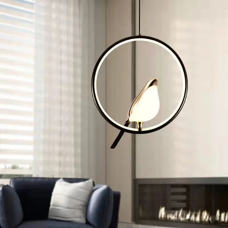 Luvano Magpie LED Pendelleuchte Vogel Nordic