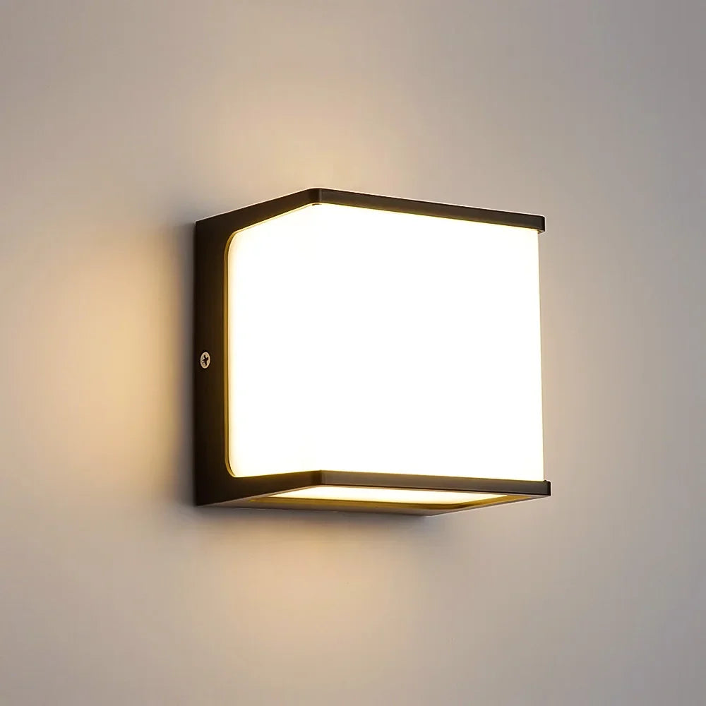 Luvano AeroCube LED Wandleuchte außen Würfel