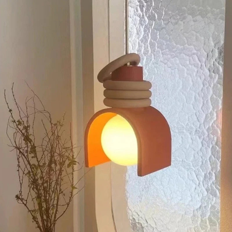 Luvano Pendelleuchte Wabi Sabi Resin japanisch