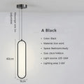 Luvano LED Pendelleuchte gold schwarz minimal