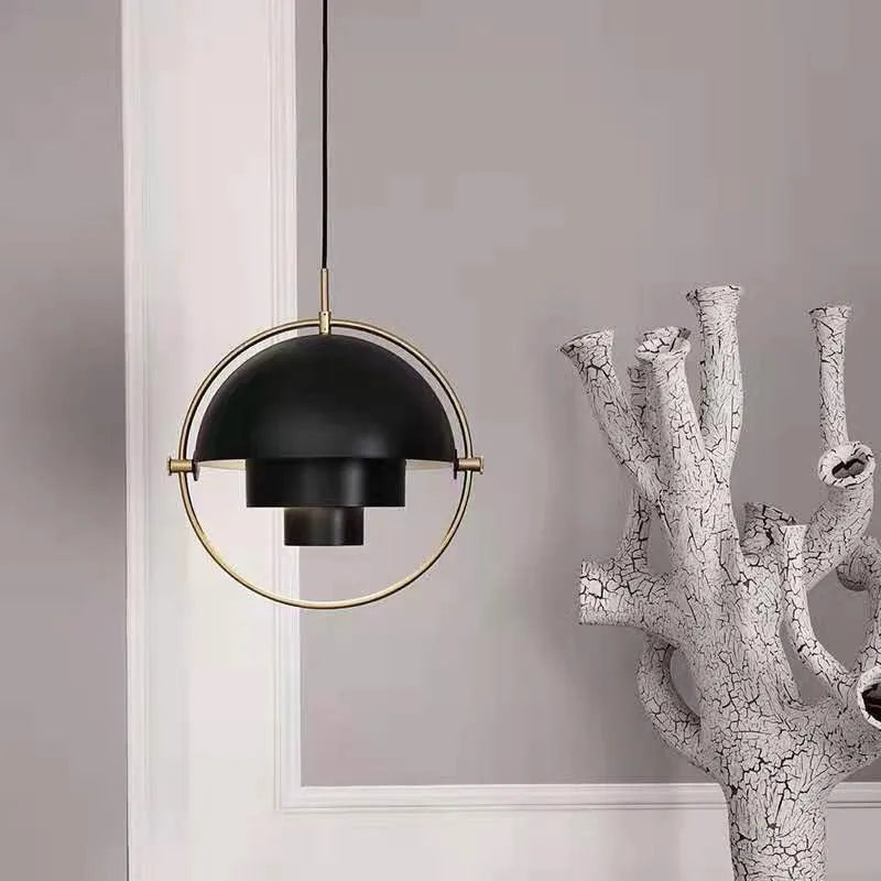 Luvano Pendelleuchte Metall skulptural Nordic