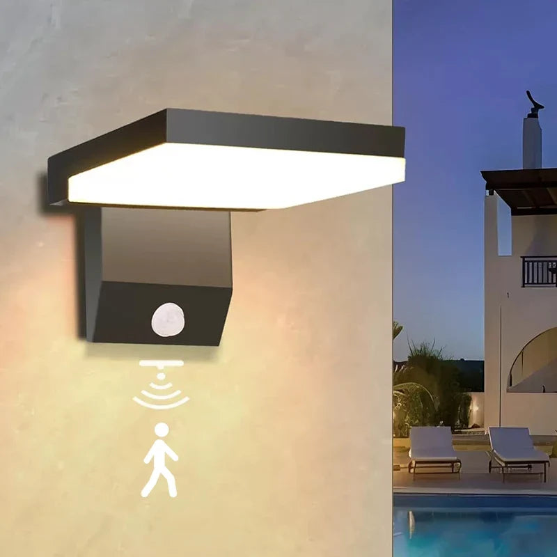 Luvano LumiFold Wandleuchte außen IP65 Sensor