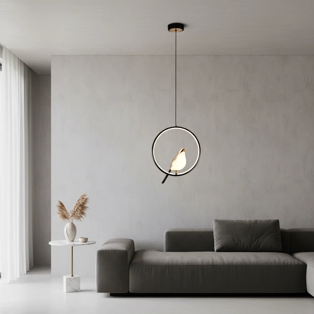 Luvano Magpie LED Pendelleuchte Vogel Nordic
