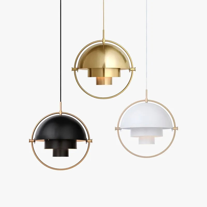 Luvano Pendelleuchte Metall skulptural Nordic