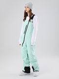 Searipe Damen-Winter-Schneehose mit schrägem Reißverschluss