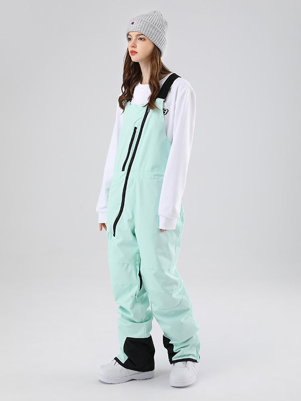 Searipe Damen-Winter-Schneehose mit schrägem Reißverschluss