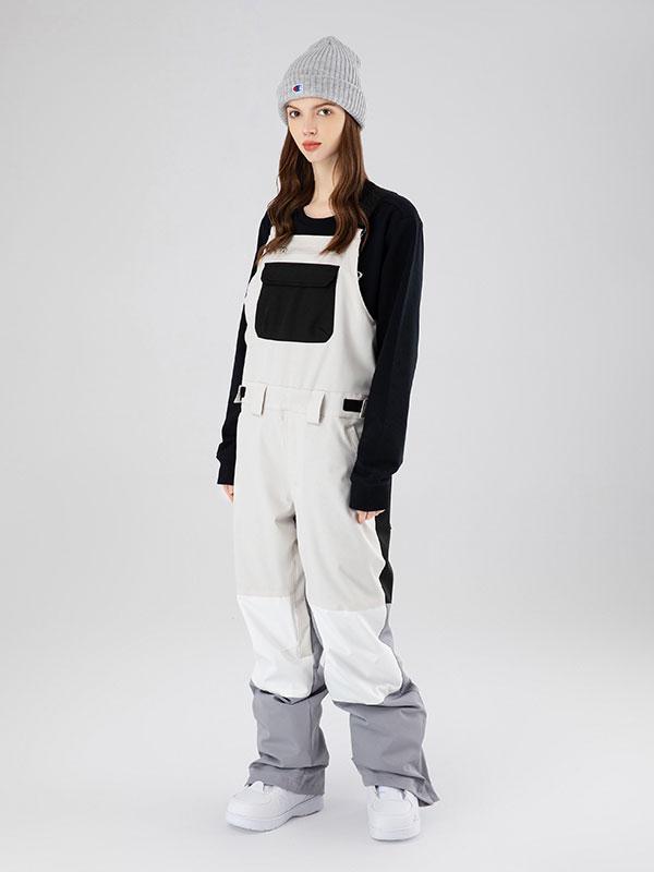 Searipe Mountain Discover Colorblock Skihose für Damen (Latzhose)