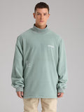 Searipe Herren-Fleecepullover mit Kapuze und Schneemotiv