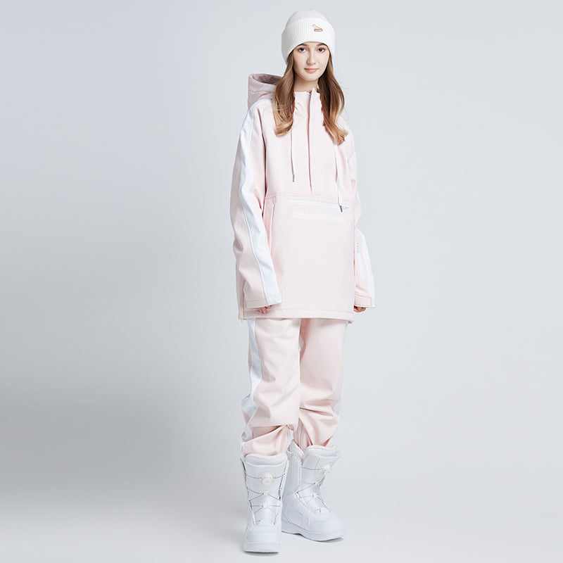 RAWRWAR Damen-Snowboardjacken- und Hosen-Set für junge Mode, Unisex