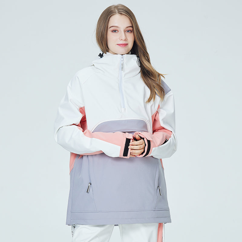 Arctic Queen Mountain Star Color Block Anorak-Schneejacke für Damen